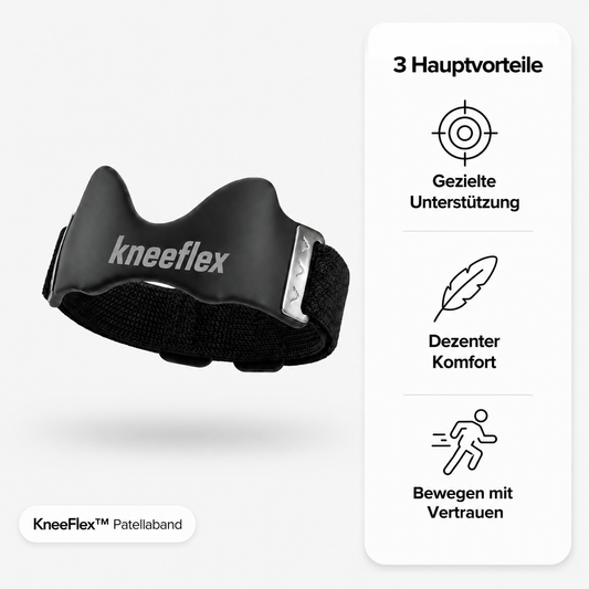 KneeFlex Pro™ Patellaband – gezielte Unterstützung für Knie, Sport & Alltag
