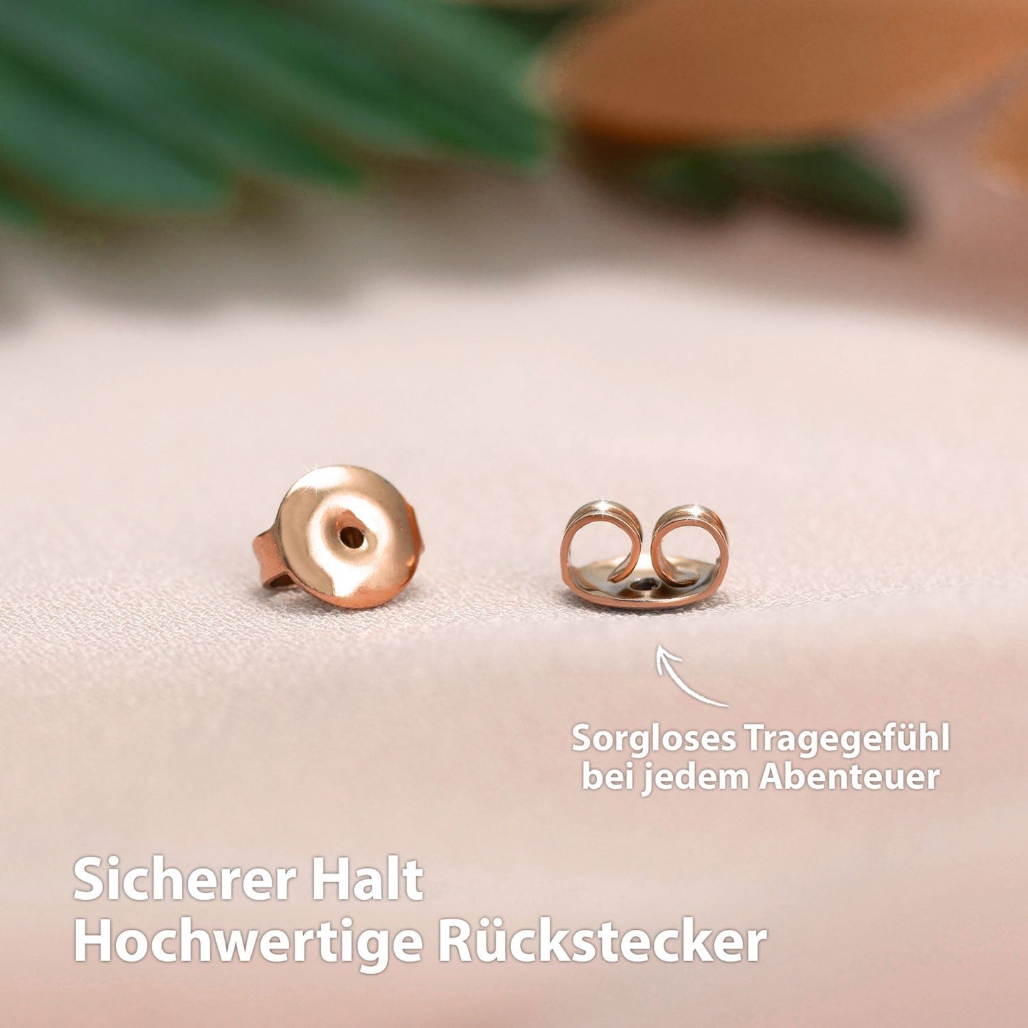 BonnyHearts Herz Ohrringe Rose