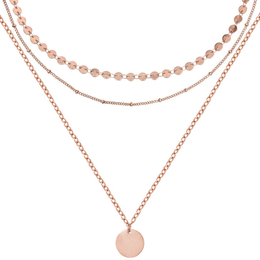 Bundle: BonnyBoho + BonnyDots Halsketten Set Roségold