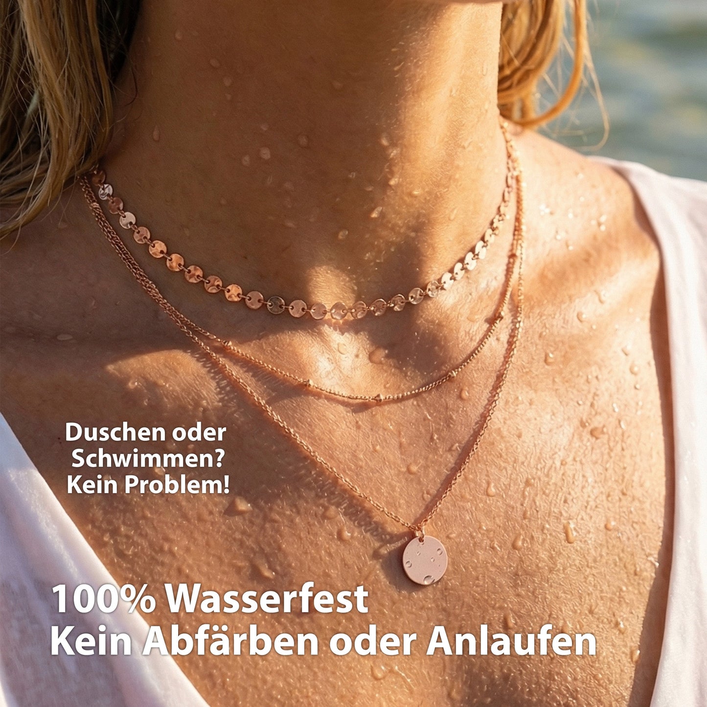 Bundle: BonnyBoho + BonnyDots Halsketten Set Roségold