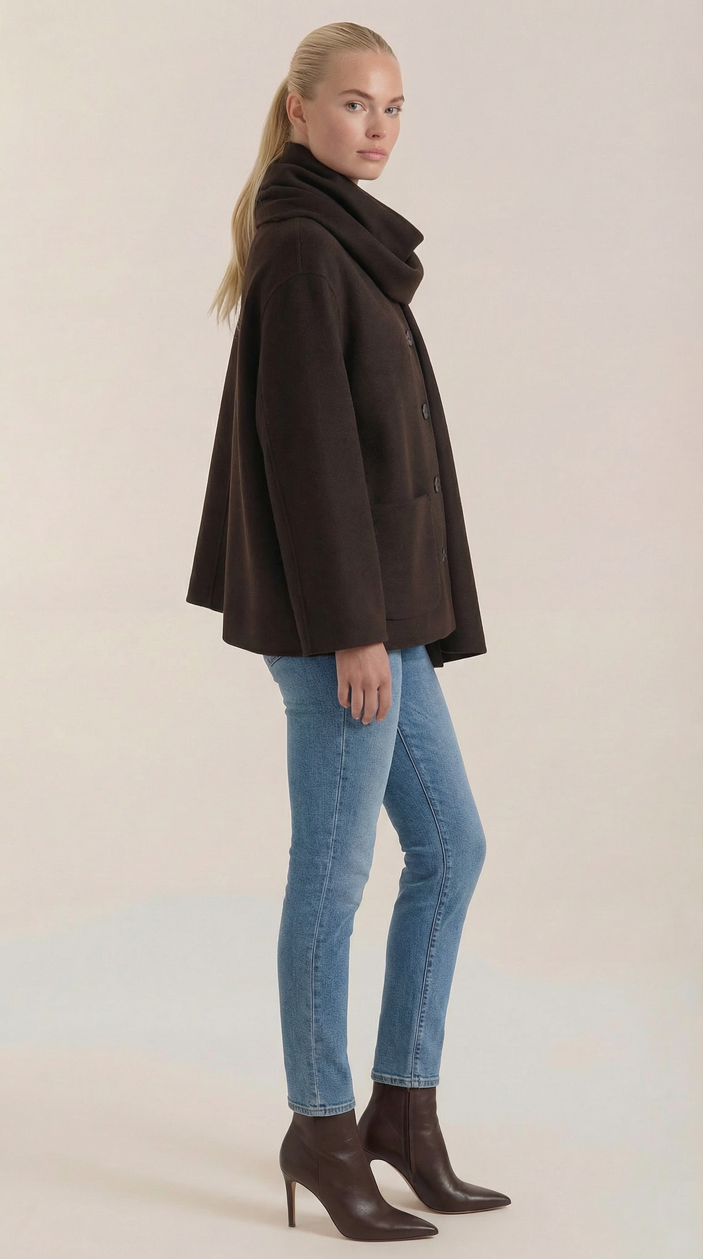 Kristina Gemütlicher Mantel-Cape